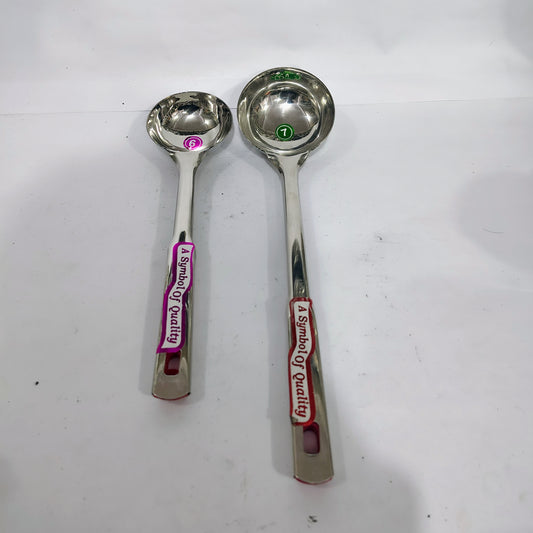 Asha-Stainless Steel Ladle(Karchi) with Prefect Thick Handle-Made with Top quality steel good build quality.Get it at 70% Discounted price