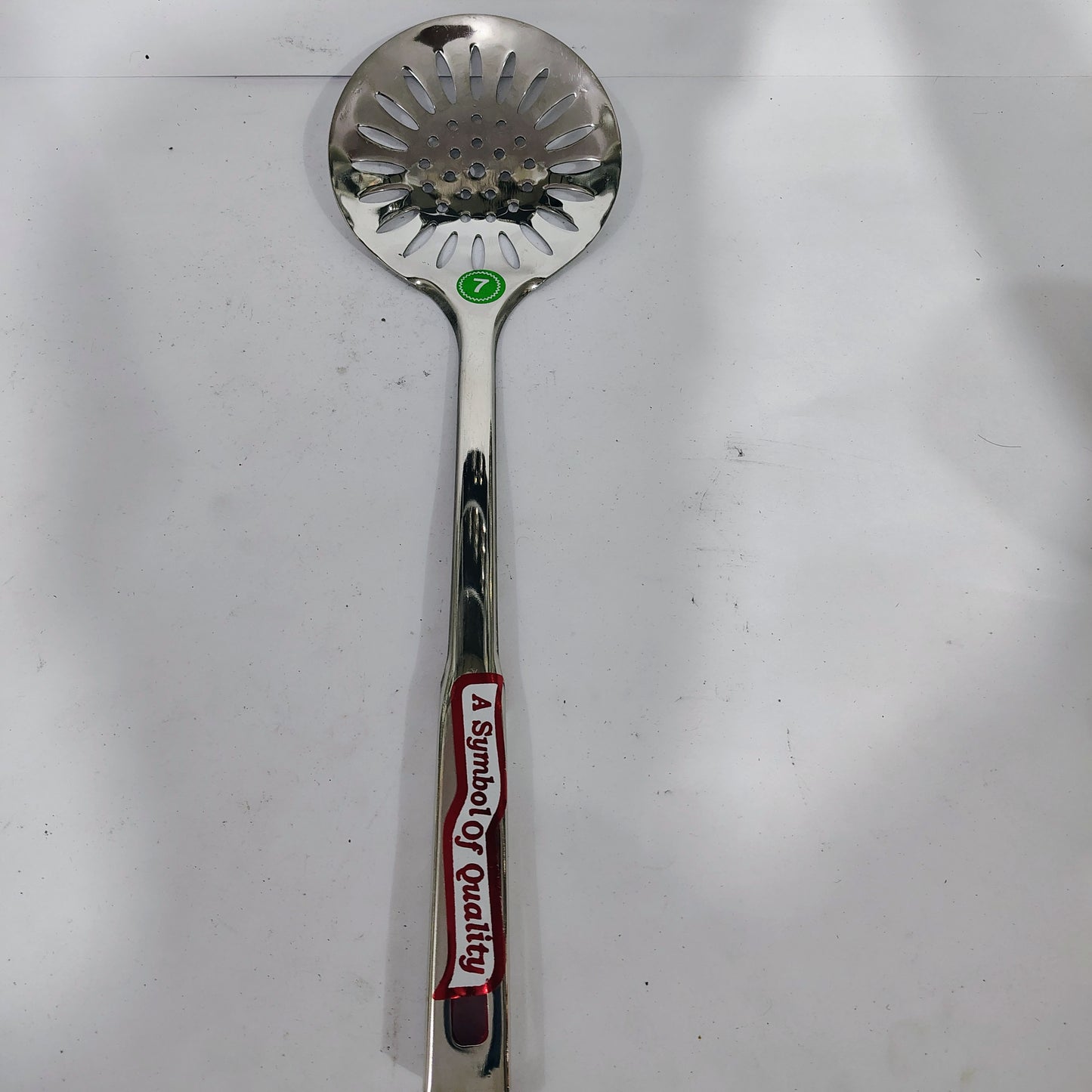 Asha-Stainless Steel Skimmer(Channi) with Prefect Thick Handle-Made with Top quality steel good build quality.Get it at 70% Discounted price