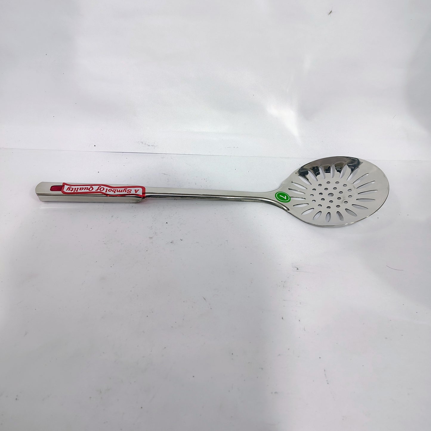Asha-Stainless Steel Skimmer(Channi) with Prefect Thick Handle-Made with Top quality steel good build quality.Get it at 70% Discounted price
