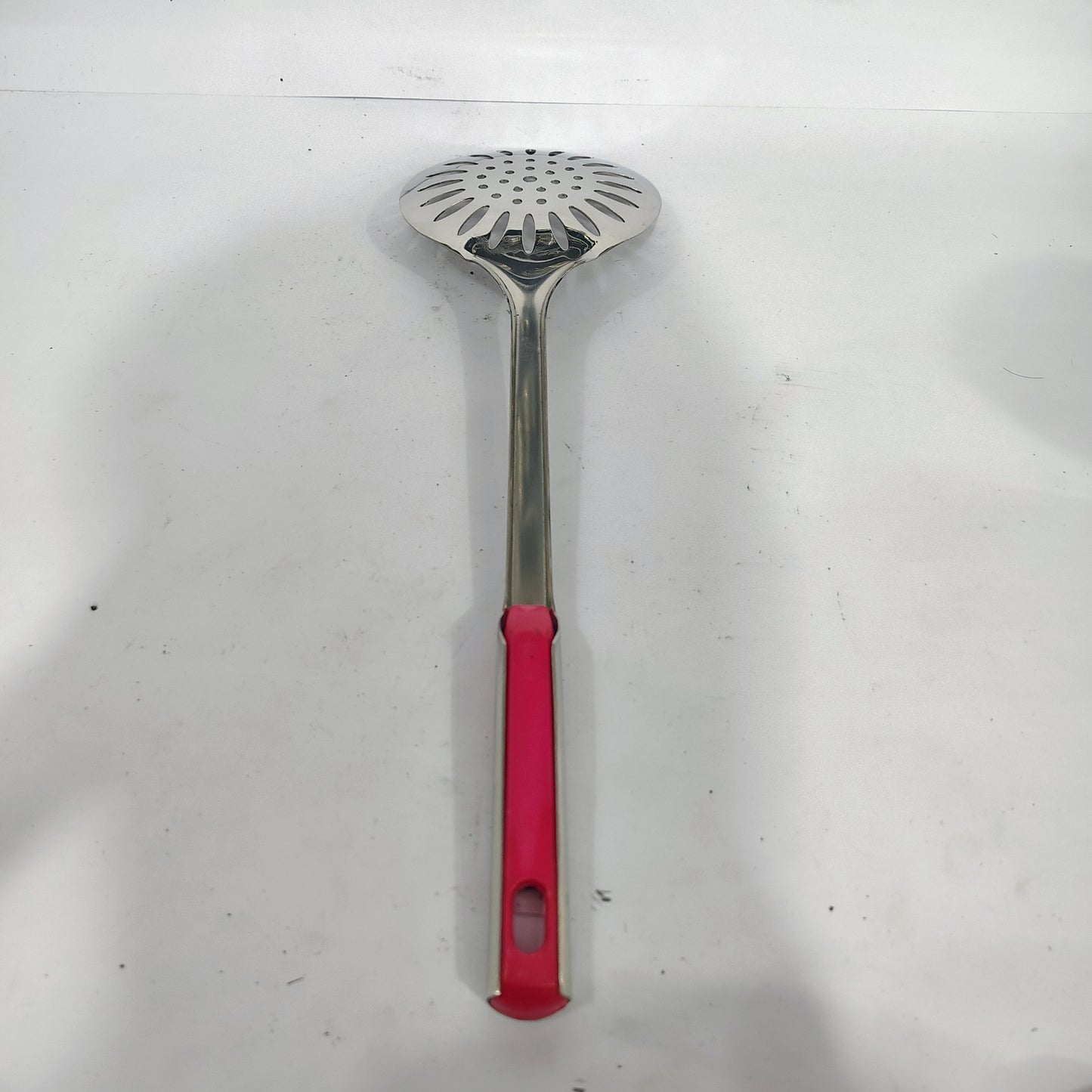 Asha-Stainless Steel Skimmer(Channi) with Prefect Thick Handle-Made with Top quality steel good build quality.Get it at 70% Discounted price