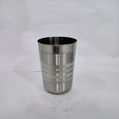 Asha-Stainless Steel Glass Set of 6,At Best Price ,Wholsale Rate-Heavy Build made with Best  Quality Steel