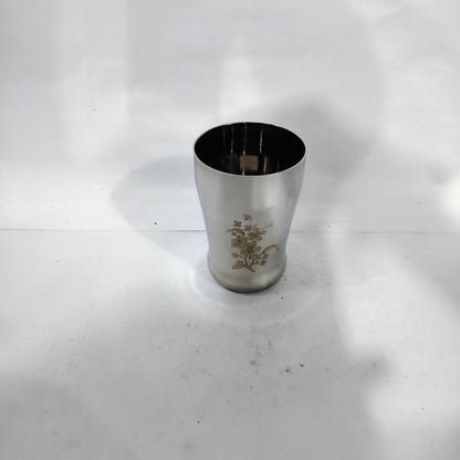 Asha-Stainless Steel Glass Set of 6 with Premium Design,At Best Price ,Wholsale Rate-Heavy Build made with Best  Quality Steel