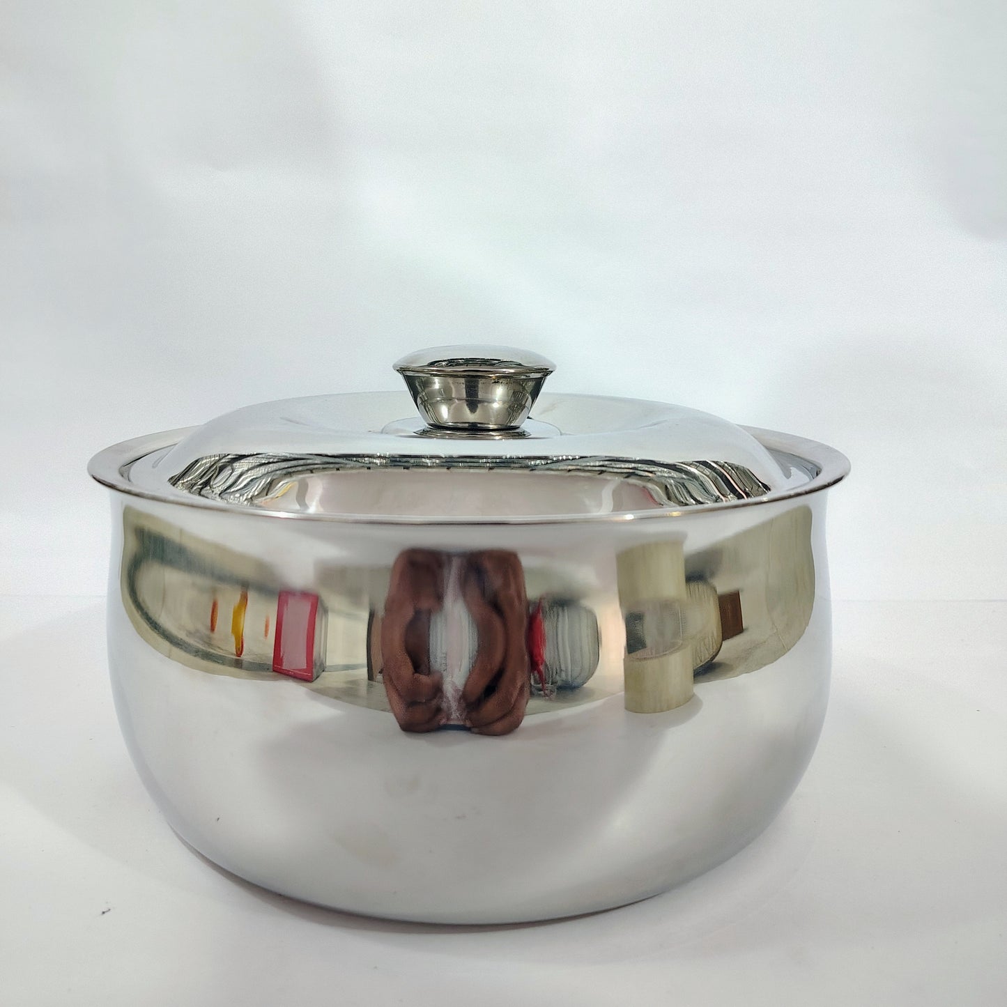 Asha-Stainless Steel- BELLY CASSEROLE.Top Quality Product and (50% Discount) 100% Pure Steel