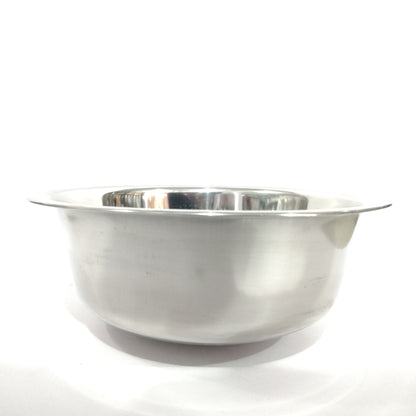 Asha-Stainless Steel Heavy Build feeding bowl,Big Bowl,100% original Quality-No Color Coating