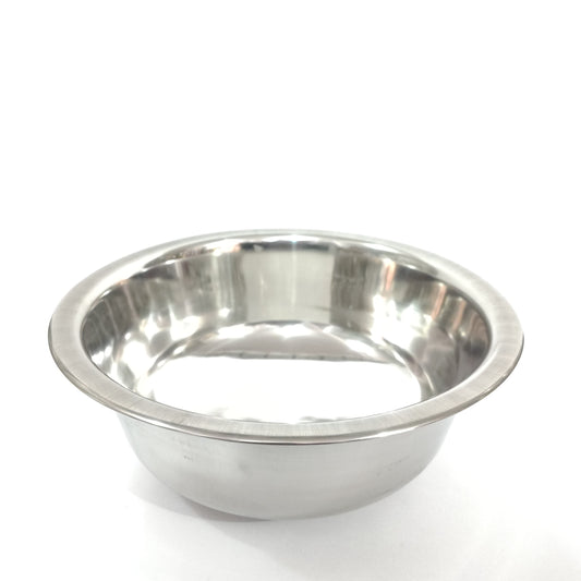 Asha-Stainless Steel Heavy Build feeding bowl,Big Bowl,100% original Quality-No Color Coating