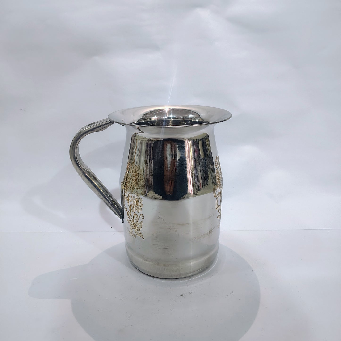 Asha-Stainless Steel Jug-2 Liter jug-100% Steel (Hira Moti) No Color coating