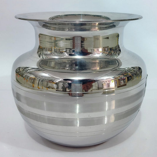 Asha-Pure Stainless Steel Water Lota (Size - 9) at Best Quality Total Steel