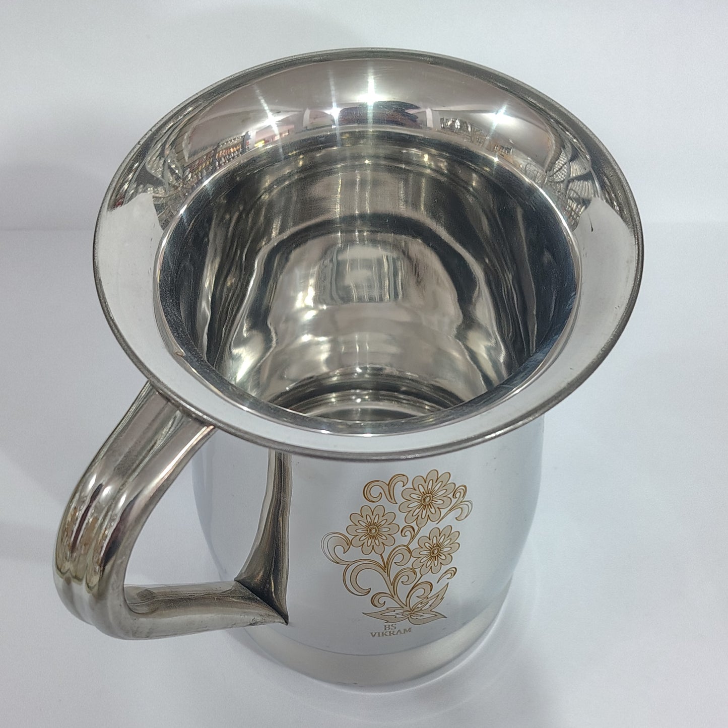 Asha-Stainless Steel Jug-2L (ROBAT) jug-100% Steel no Color Coating