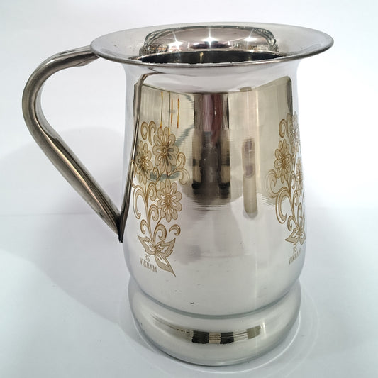 Asha-Stainless Steel Jug-2L (ROBAT) jug-100% Steel no Color Coating