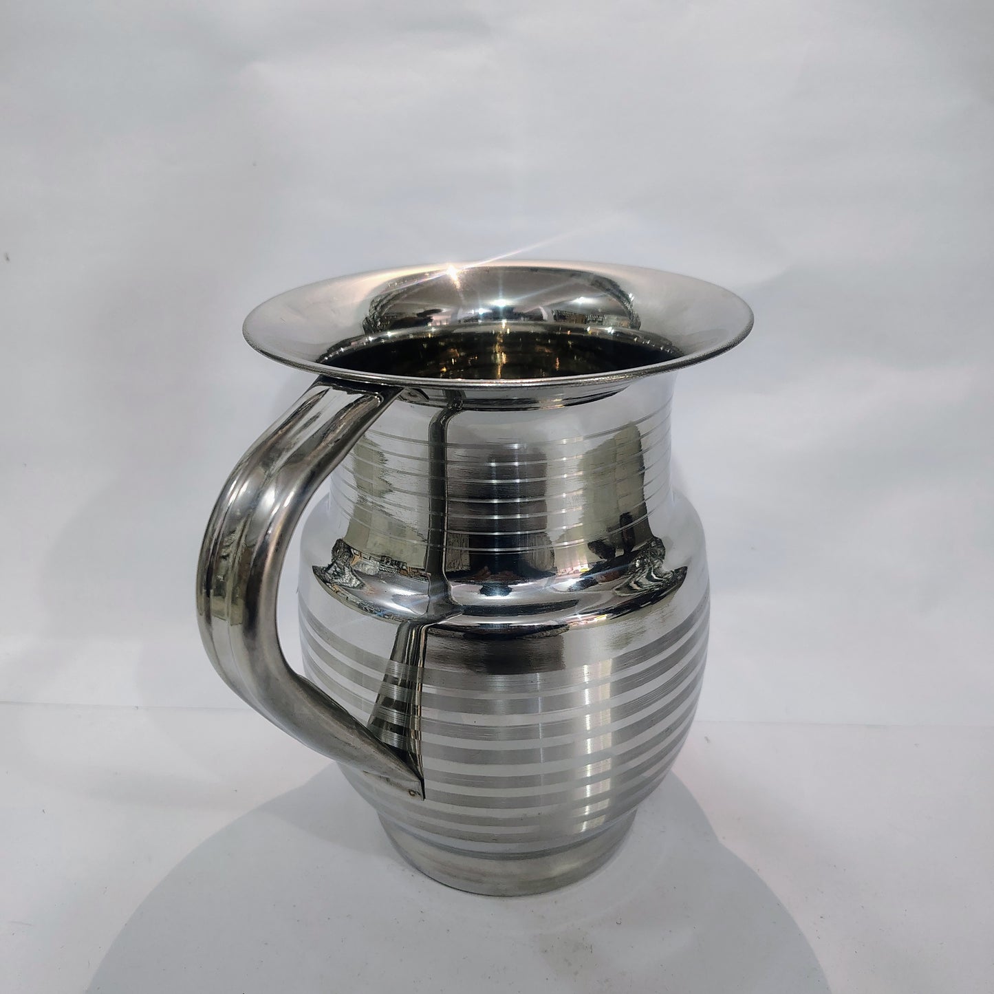 Asha-Stainless Steel Jug-2 Liter jug-100% (Samrat)Steel NO Color coating
