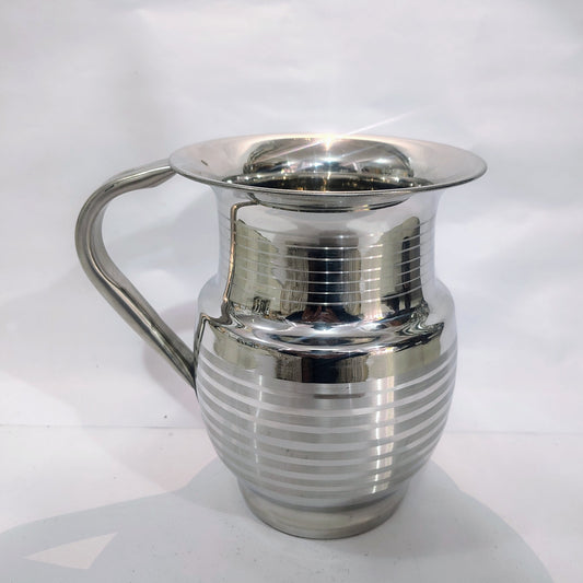 Asha-Stainless Steel Jug-2 Liter jug-100% (Samrat)Steel NO Color coating