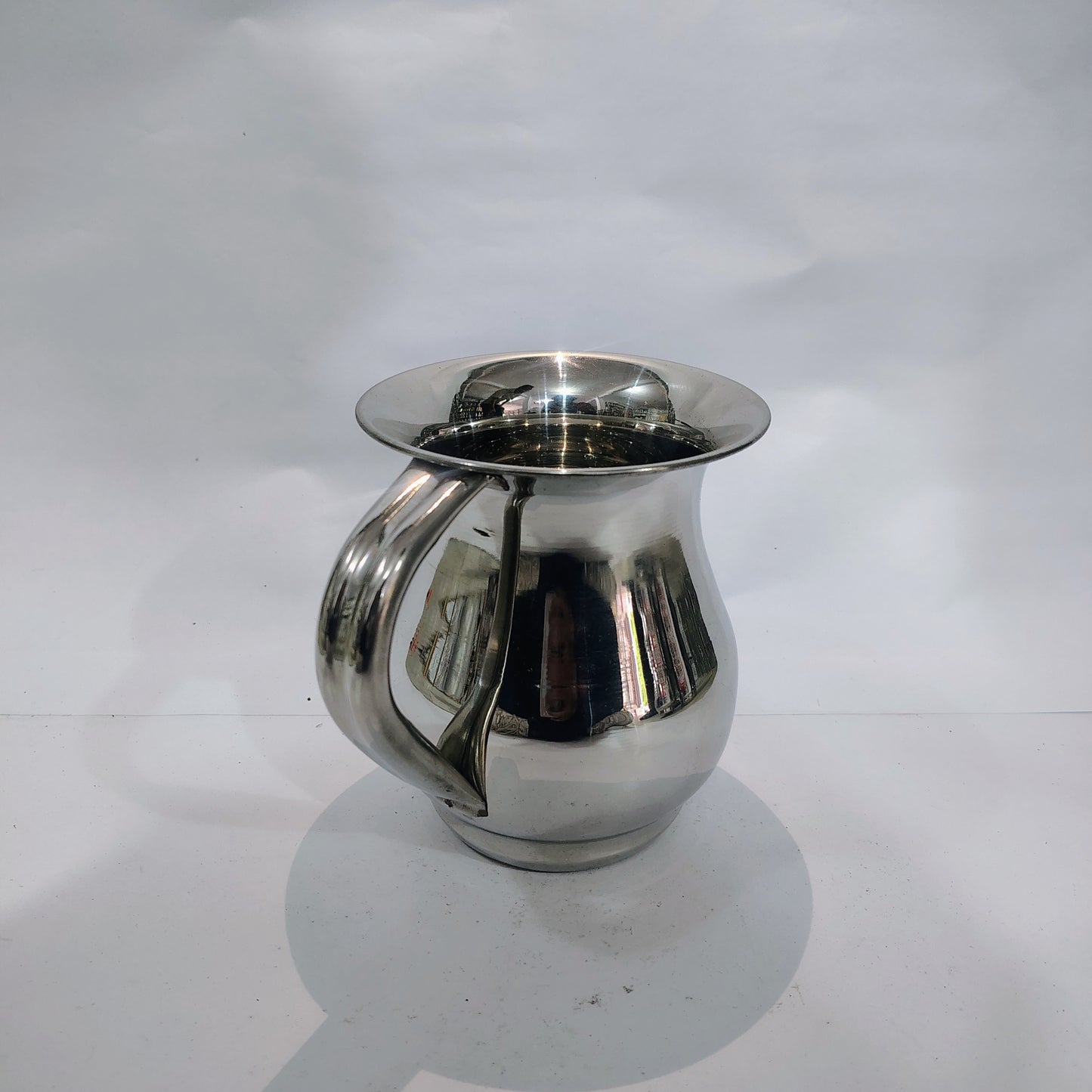 Asha-Stainless Steel Jug-2 Liter jug-100% Steel (Small Size Plane 1L) Heavy Build Quality No Color coating